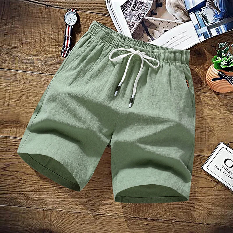 Beachside Comfort Cotton Shorts