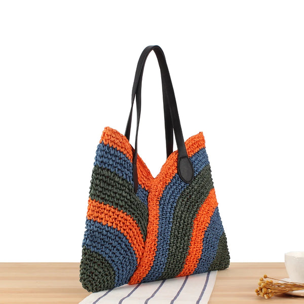 Sundown Chic Woven Tote