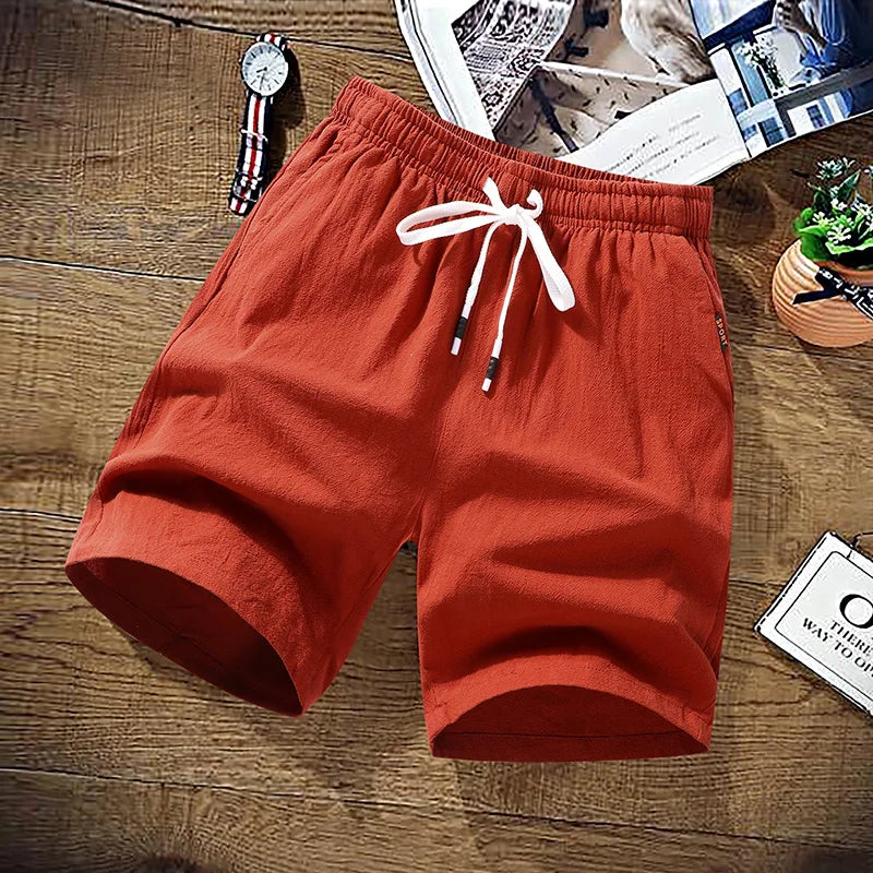 Beachside Comfort Cotton Shorts