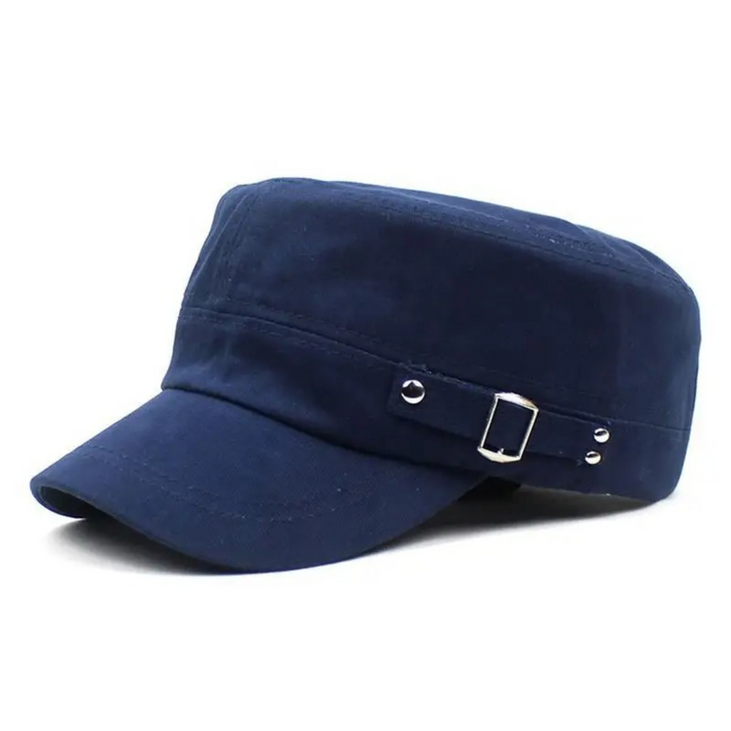 Washed Cotton Flat Cap